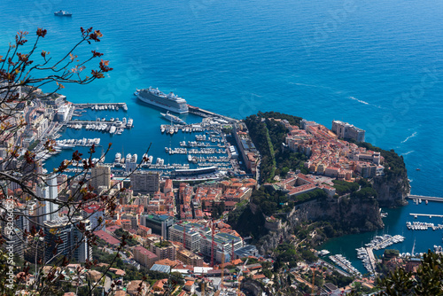 Monaco ville, Carlo's mount, near Italy and France