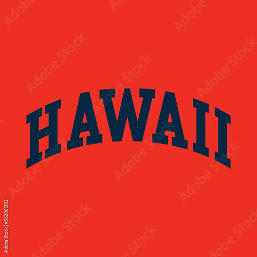hawaii paradise usa retro varsity campus college fonts for t-shirt