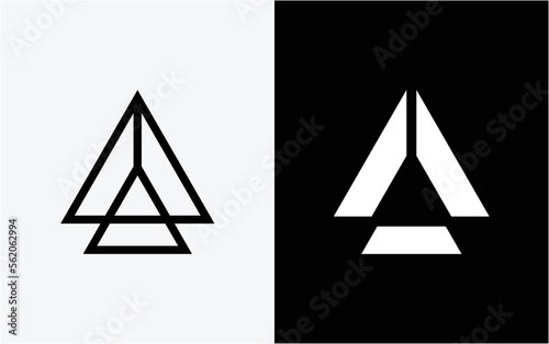 ARROW LOGO LINE SIMPLE ABSTRACT