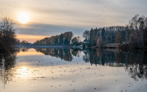 Silver lake, Bergisches Land, Germany