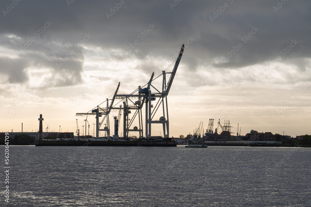 Harbor of Hamburg, Germany