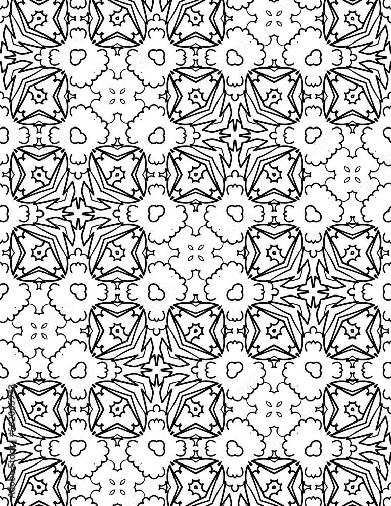 Black and white abstract geometric pattern Black and white abstract geometric pattern