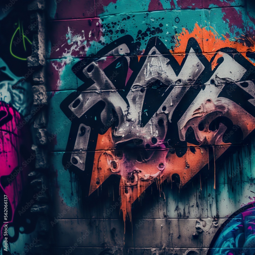Obraz premium Graffiti on the wall