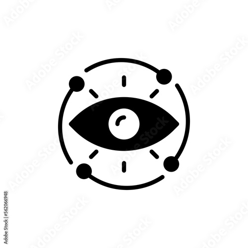 Vision icon in vector. Logotype