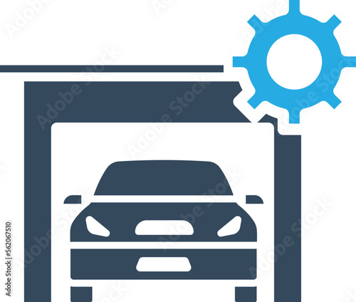 Car Service Vector Icon
