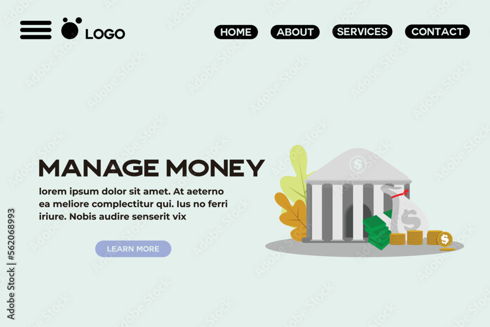 Manage money design template, Manage money design for template web design Manage money design template, Manage money design for template web design