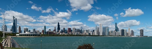 Panoramic landscape of the city of Chicago © Adolf