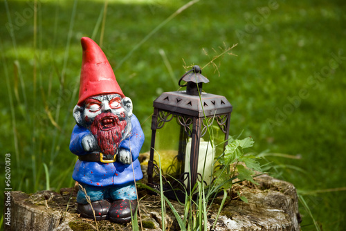 Scary garden gnome
