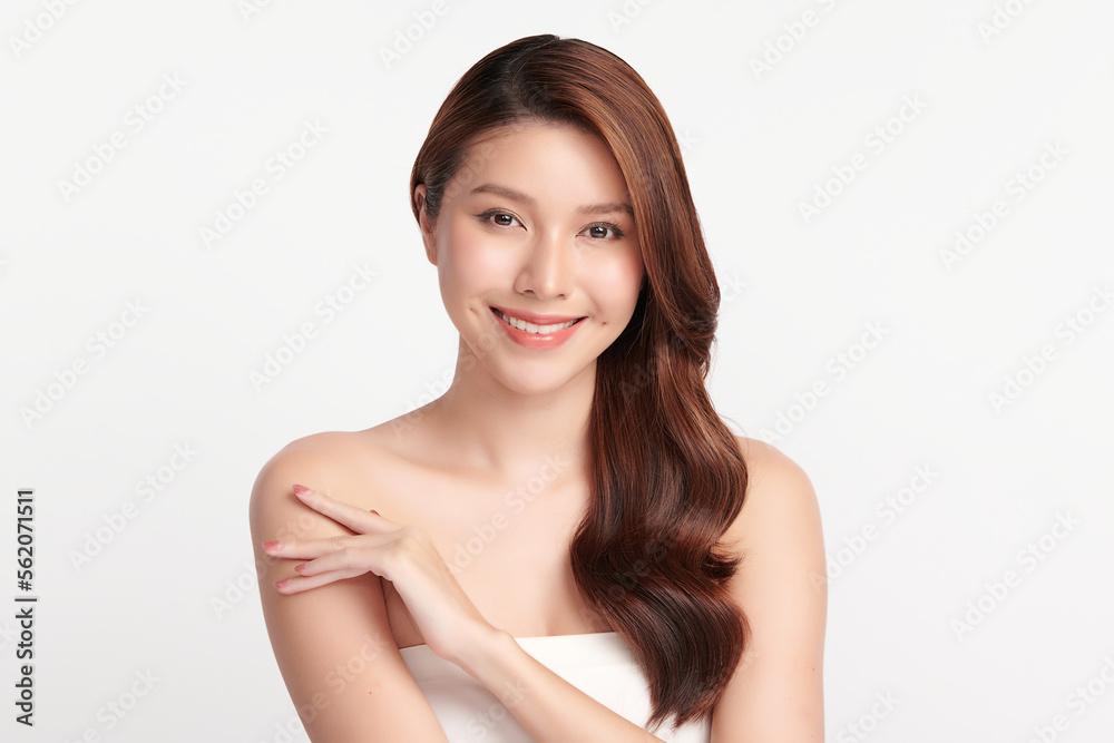 Beautiful young asian woman with clean fresh skin on white background, Face care, Facial treatment, Cosmetology, beauty and spa, Asian women portrait. Beautiful young asian woman with clean fresh skin on white background, Face care, Facial treatment, Cosmetology, beauty and spa, Asian women portrait.