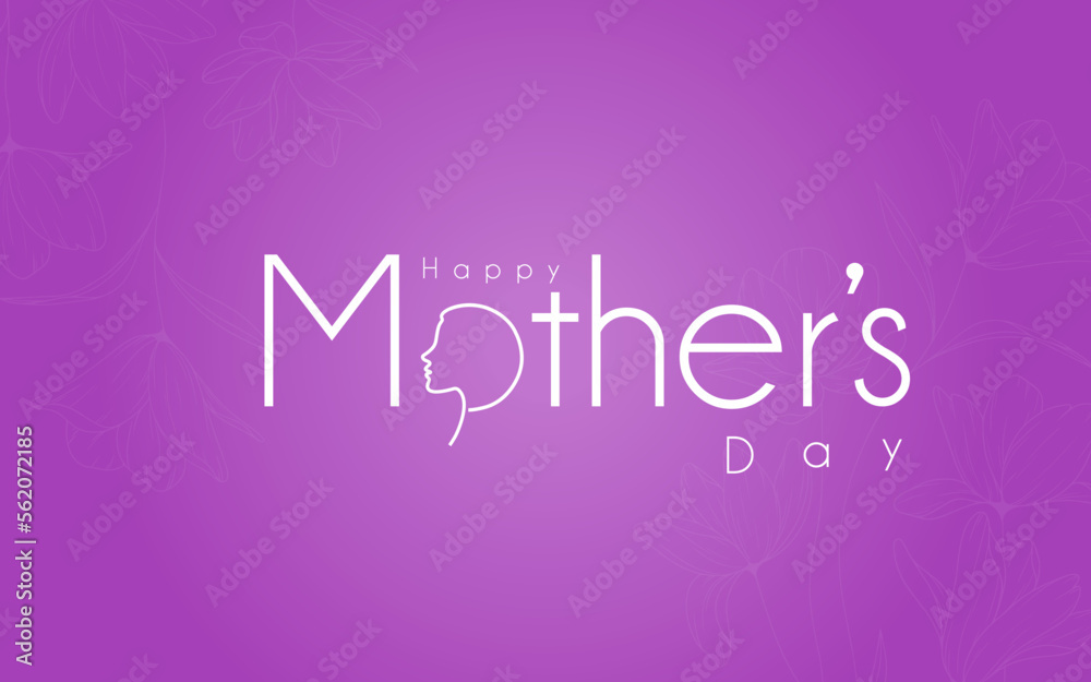 Happy mother's day vector template Happy mother's day vector template