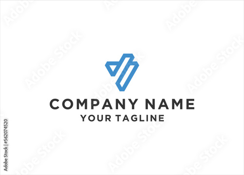 Free Download initial Letter V Logo Design Vector - GFXLoad