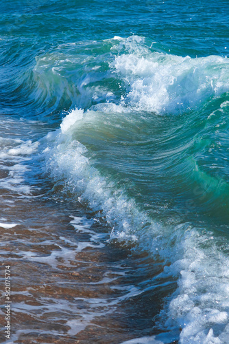 waves on the beach