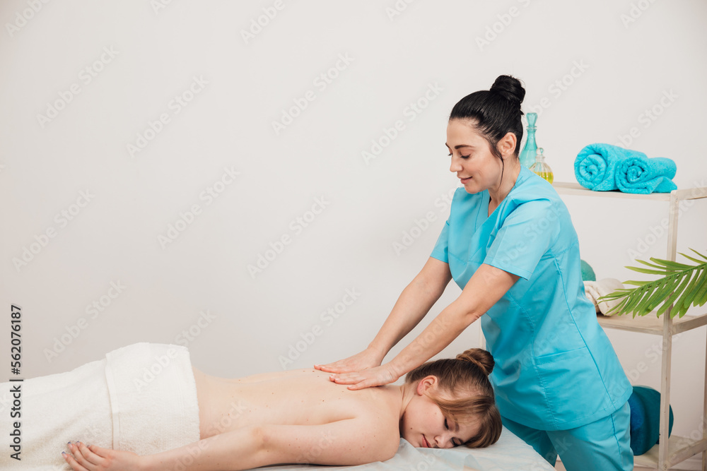 female masseur does therapeutic spa massage nice female masseur does therapeutic spa massage nice
