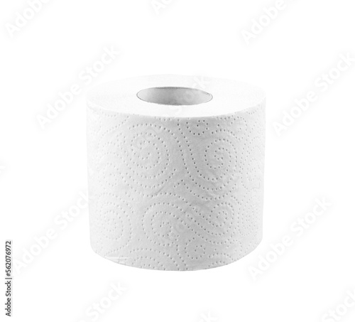 Toilet paper isolated on transparent background. PNG format	
