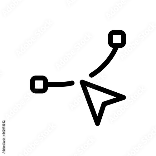 reshape line icon