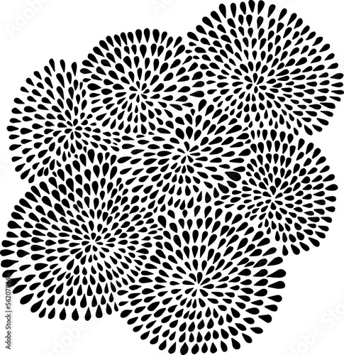 Vector bright pattern geometric pattern. For printing on fabric. For wallpaper, wrapping paper.