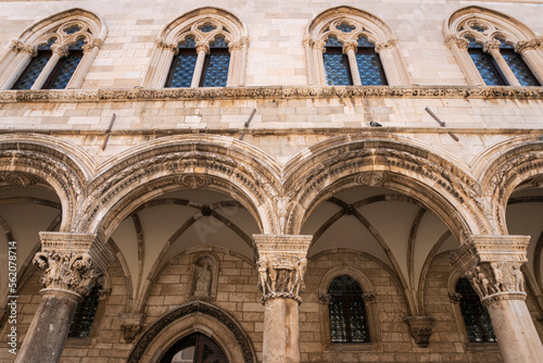 Architecture in Dubrovnik Old City, Croatia