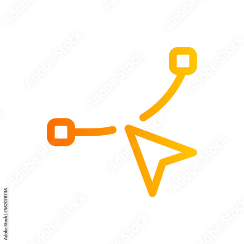 reshape gradient icon