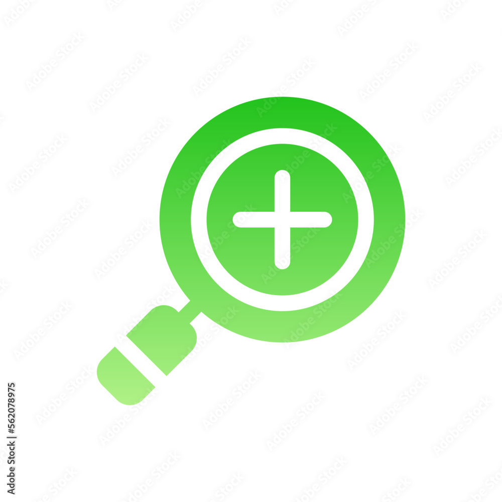 zoom in flat gradient icon zoom in flat gradient icon