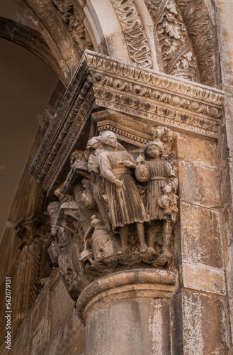 Architecture in Dubrovnik Old City  Croatia