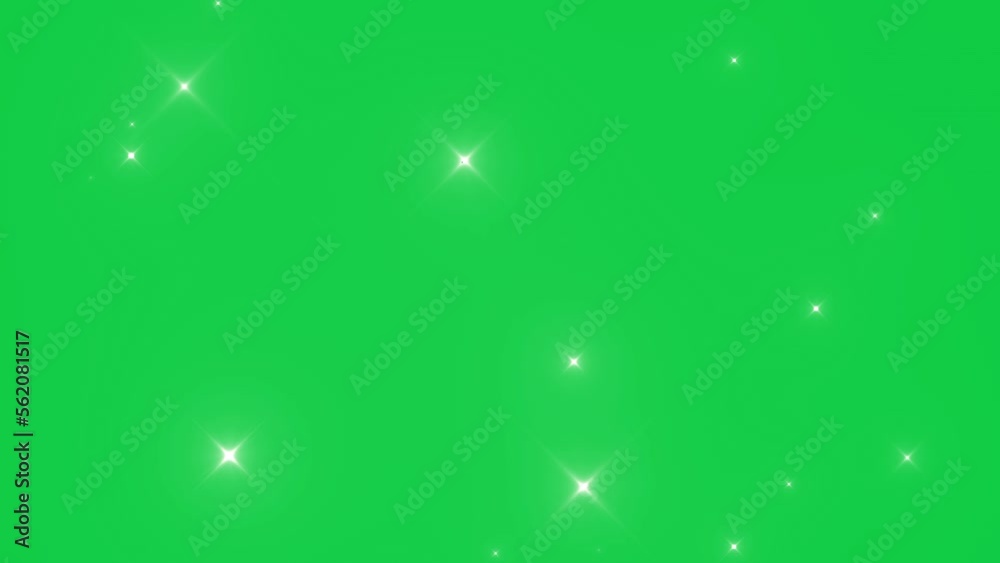 shimmering light camera flashes stars green screen alpha channel