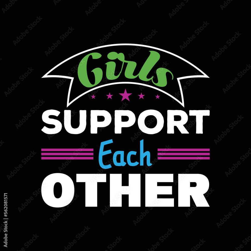 Naklejka premium HAPPY WOMEN'S DAY T-SHIRT DESIGN