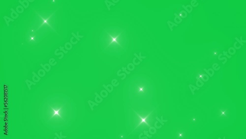shimmering light camera flashes stars green screen alpha channel