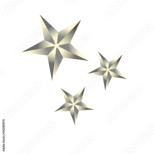 Holiday decoration star, silver,  party, celebration, shine