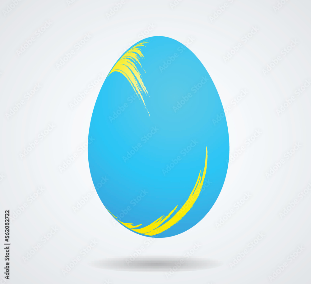 Easter Egg Design. Vector oval shape Easter Egg Design. Vector oval shape