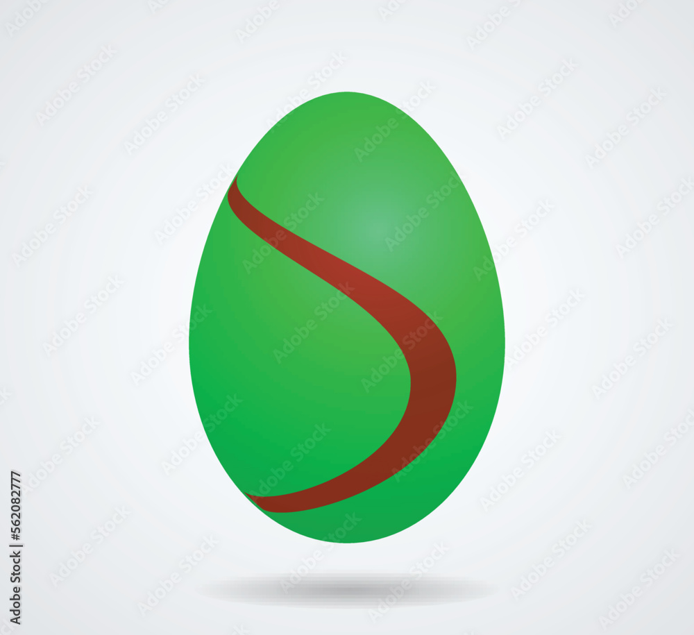 Easter Egg Design. Vector oval shape Easter Egg Design. Vector oval shape