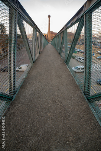 Obraz na płótnie Puente hacia la industria w salonie