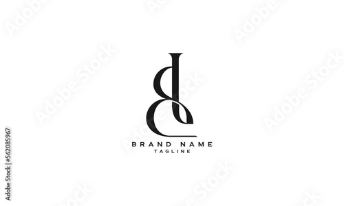 EDB, ED, DE, Abstract initial monogram letter alphabet logo design