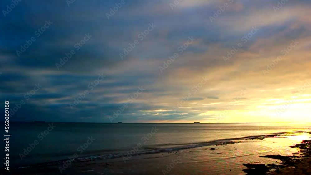 Video Timelapse of clouds and sea in summer Video Timelapse of clouds and sea in summer