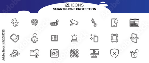SMART PHONE ICON SET DESIGN