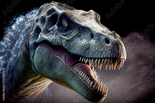 Tyrannosaurus Rex dinosaur  ai illustration