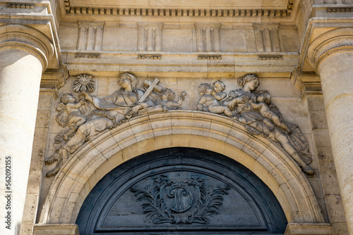 Paris, France, May, 27, 2021: Archway in versailles
