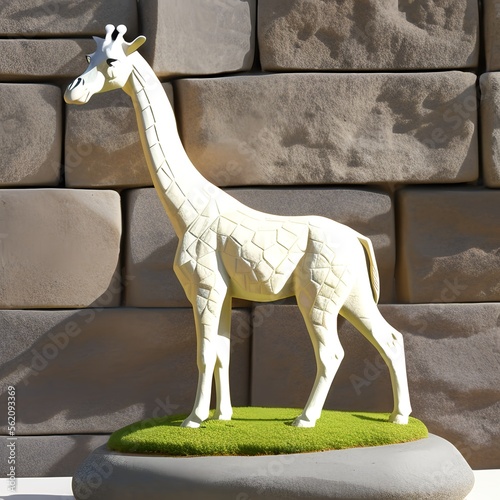 Stone sculpture of Giraffe....