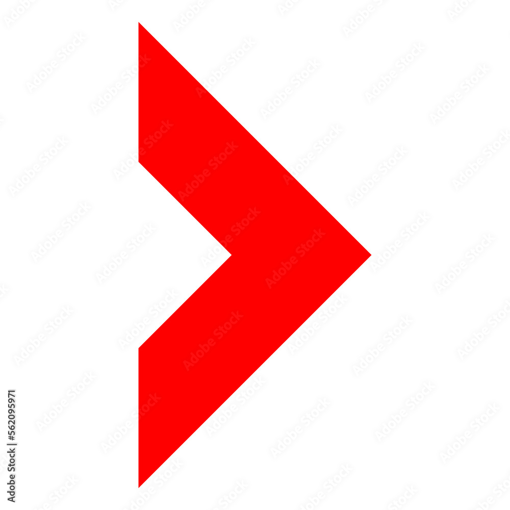 Pointer Directional Arrow on Transparent Background Pointer Directional Arrow on Transparent Background