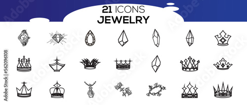 JEWELRY ICON SET DESIGN