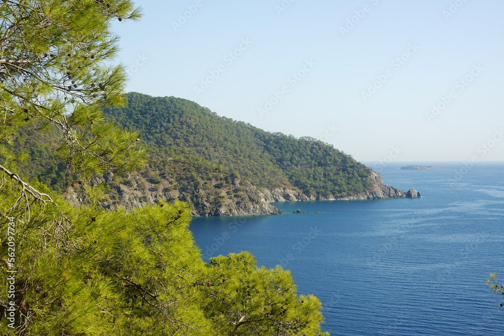 The panorama from the Lycian Way, Turkey