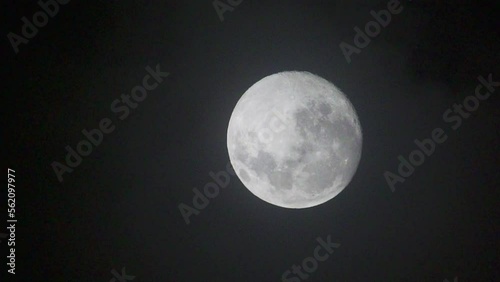 Australia Moon and Fog 600m zoom into full moon by Taylor Brant Film photo
