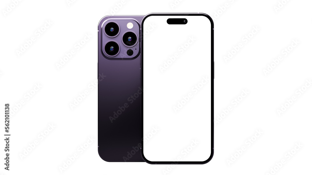 iPhone 14 Pro with blank transparent screen and background, PNG format, Smartphone mockup for web or app presentation 3d render iPhone 14 Pro with blank transparent screen and background, PNG format, Smartphone mockup for web or app presentation 3d render