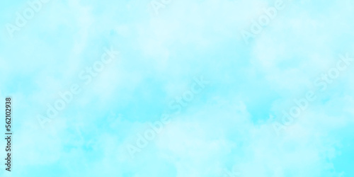 Blue sky with white clouds background. Romantic sky. Abstract nature background of romantic summer blue sky with fluffy clouds. Beautiful puffy clouds in bright blue sky in day sunlight.