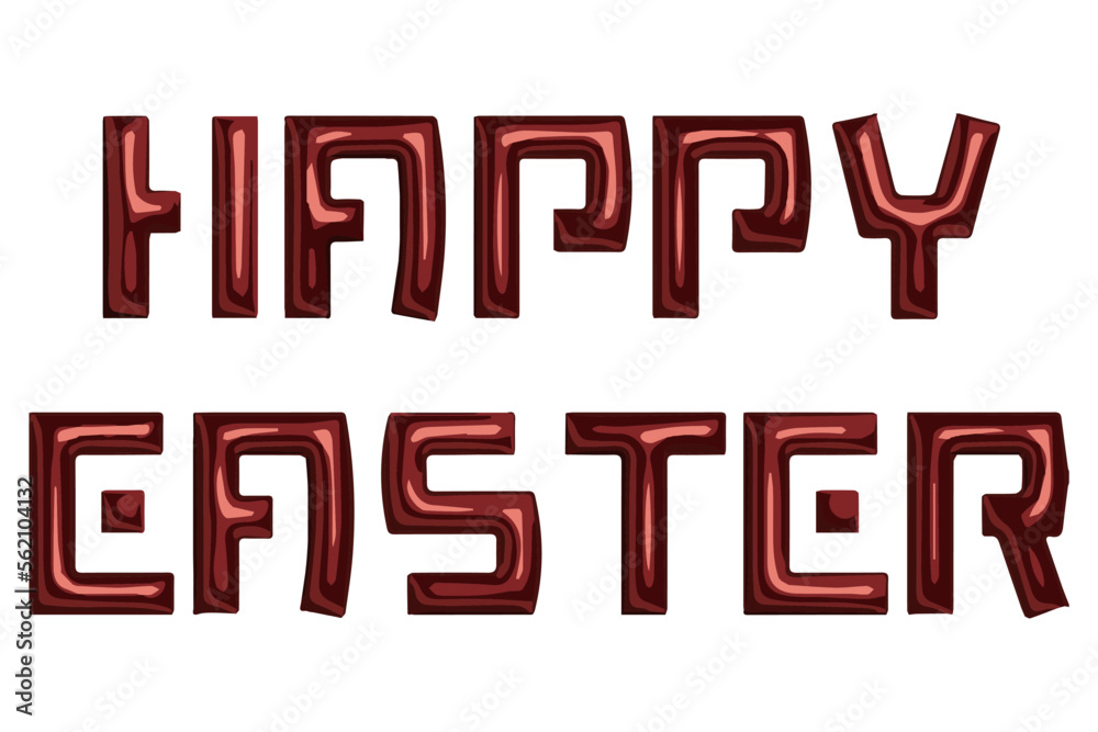 HAPPY EASTERの文字素材 HAPPY EASTERの文字素材