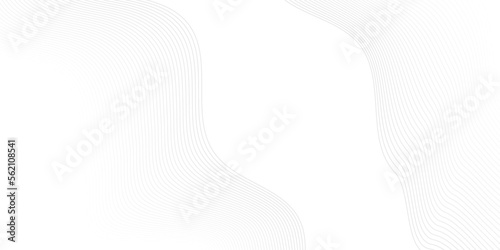 Abstract white paper wave background and abstract gradiant and white wave curve lines banner background design. Vector illustration. Modern template abstract design flowing particles wave.