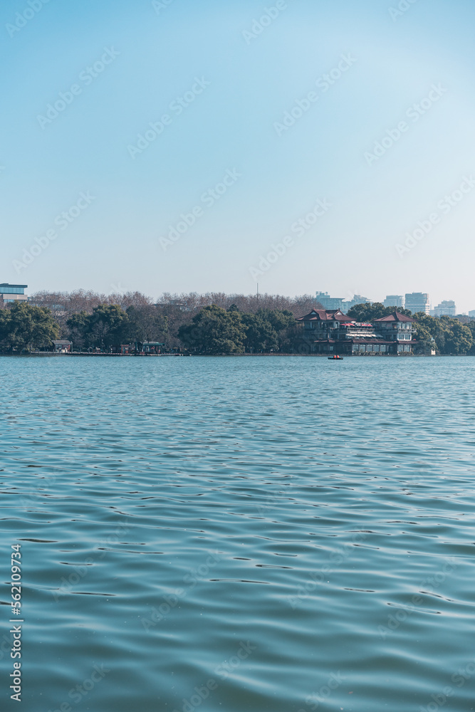 view of the west lake in Hangzhou
