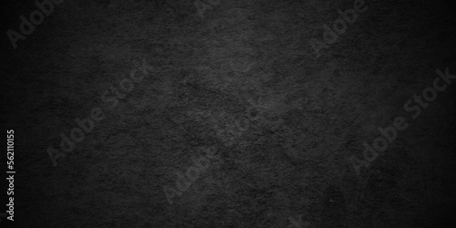 Black texture chalk board and black board background. stone concrete texture grunge backdrop background anthracite panorama. Panorama dark grey black slate background or texture