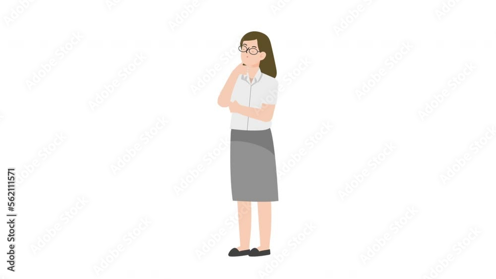 Business womBusiness woman thinking something Business womBusiness woman thinking something