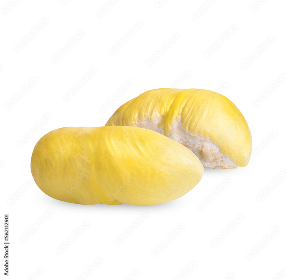 Ripe Durian meat isolated on transparent background (.PNG) Ripe Durian meat isolated on transparent background (.PNG)