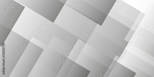 Background with squares . vector Illustration and graphic background abstract white and geometric texture, clean white color gradient grid squares lines and shiny groove of tiles art .